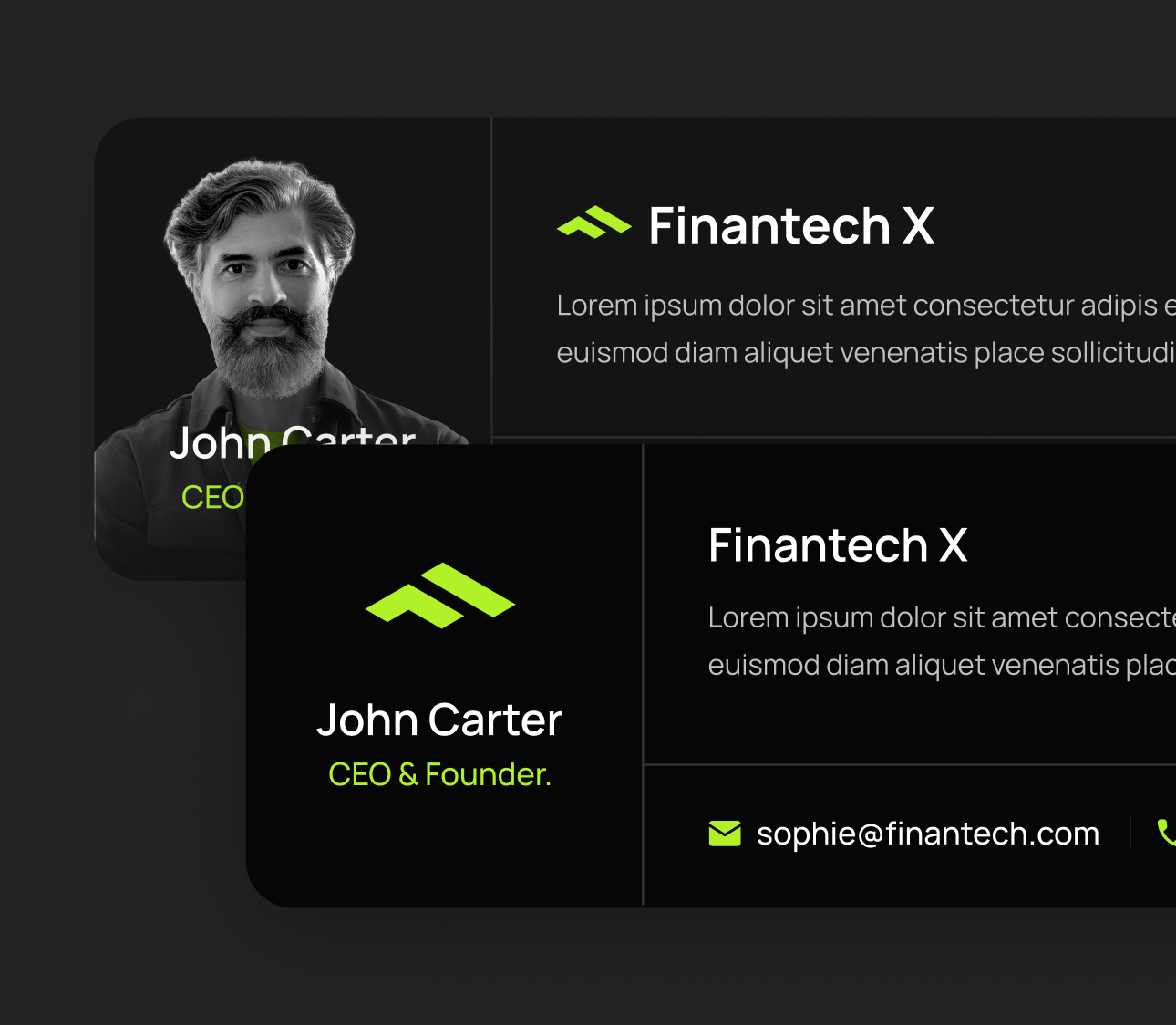 Email Signature - Finantech X Webflow Template