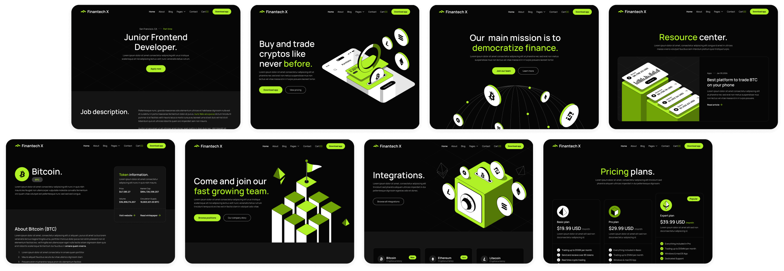 Buy On Webflow Brix Template - Finantech X Webflow Template